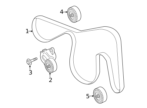 Belts & Pulleys for 2020 Ford Explorer #0