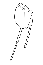 20797044003D93 - Body: Headrest for Mercedes-Benz Image