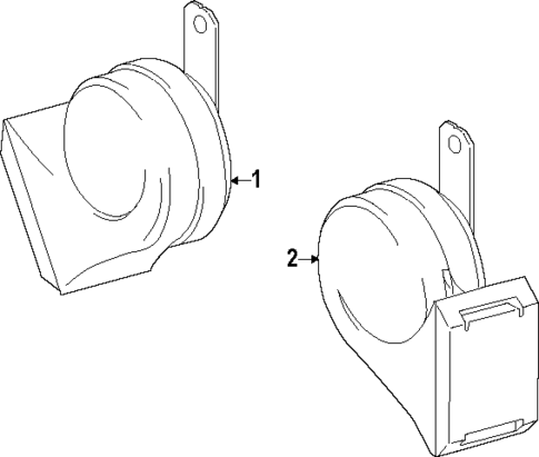 Horn for 2024 Toyota Tundra #0