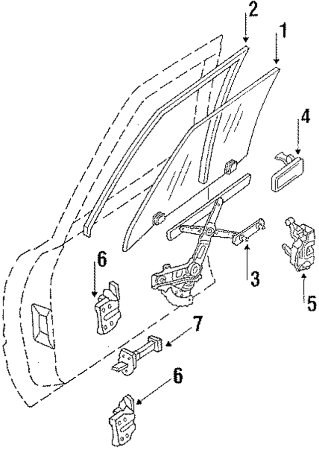 80606D0200 - : Handle, Outside for Nissan: Stanza Image