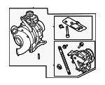 PC4Z6K682B - Engine: Turbocharger for Ford Image