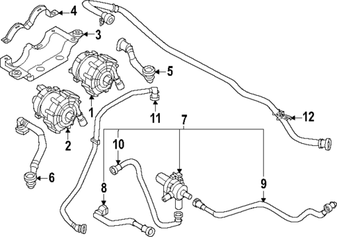 Water Pump for 2025 Genesis Electrified GV70 #0