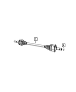 68248548AA - All Wheel Drive; Differential and Drive Line: Half Shaft Circlip for Mopar Image image