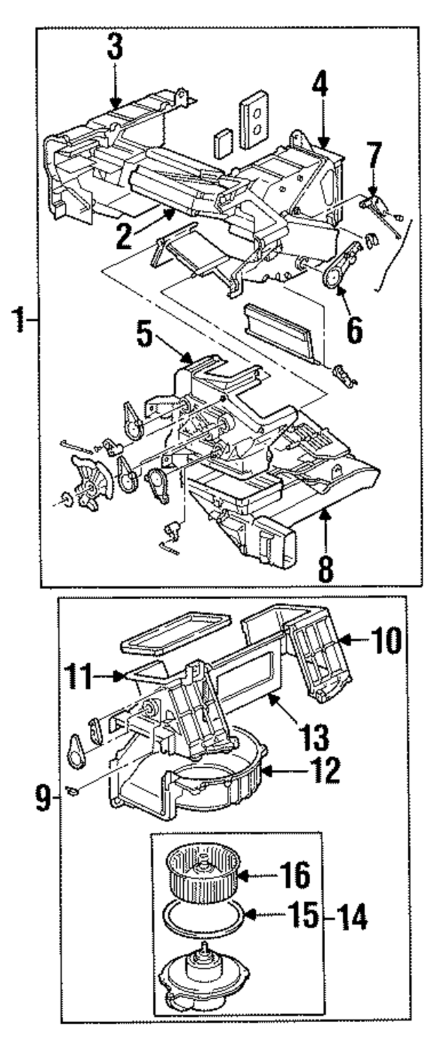 8971618180 - HVAC: Heater Assembly for Acura Image