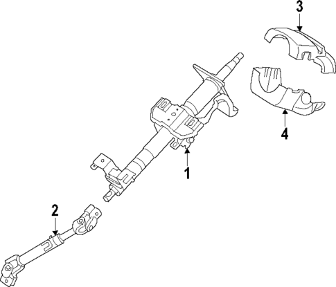 Steering Column for 2011 Kia Optima #0
