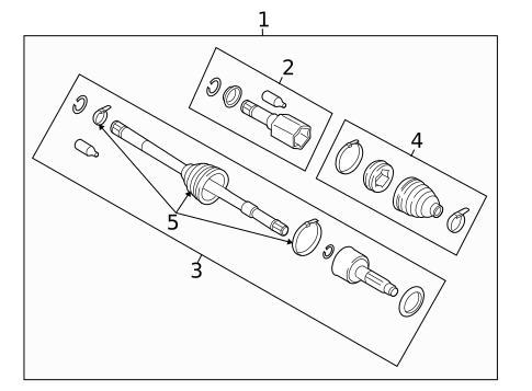 Drive Axles for 2017 Subaru Outback #0