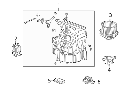 Blower Motor & Fan for 1998 Honda Accord #1