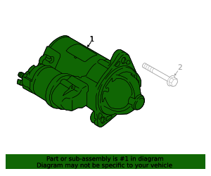 36100-03853 - Starter 2017-2020 Hyundai Elantra | Hyundai OEM Part