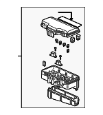 38200S84A01 - Electrical: Fuse Box for Honda Image