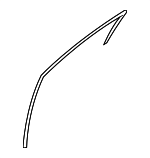 825303K000 - : 2006-2010 Hyundai Sonata - Run Channel for Hyundai: Sonata Image