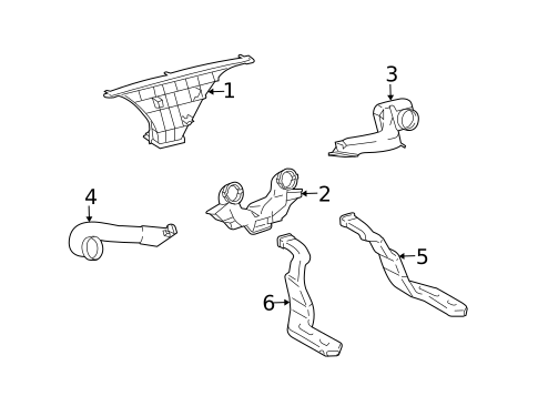 Ducts for 2005 Scion xB #0