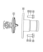 5037089AA - : Thermostat Housing for Mopar Image