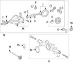 4120169896 - : Differential Ring And Pinion for Toyota Image