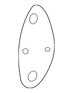 57801FC000 - Body: Tow Hook for Subaru Image