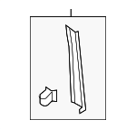 FA1Z5802345AV - : Cowl Trim - Driver's Side (LH) for Lincoln: Nautilus Image