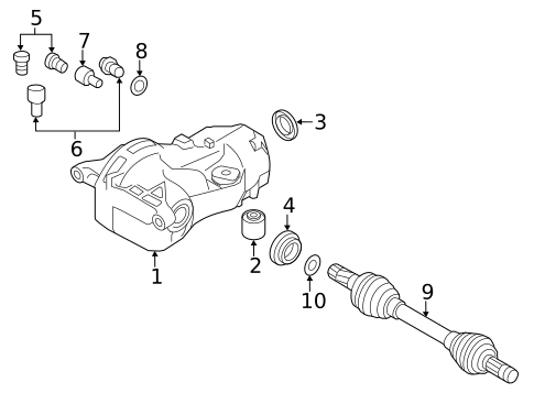 Differential for 2017 Volvo S60 Cross Country #1