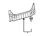 5838706060 - Body: Rear Panel Trim for Toyota Image image