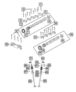68467435AB - Engine: Exhaust Camshaft Kit for Mopar Image image