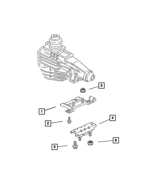 Engine Mounting for 2001 Dodge Ram 2500 #5