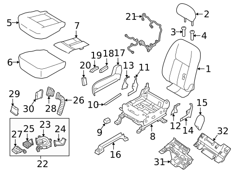 Power Seats for 2024 Nissan TITAN #2