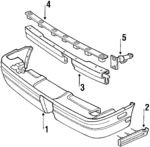 4388079 - Body: Bumper Cover for Dodge: Daytona Image