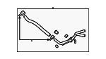 254703N100 - Cooling System: Inlet Hose for Hyundai Image