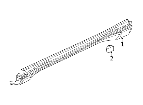 Exterior Trim - Pillars for 2019 Jeep Compass #0