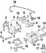88892929 - : Trim Plate for Oldsmobile: Silhouette Image