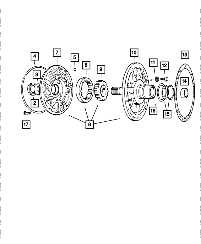 2204709 - Automatic Transmission 4 Speed: Front Pump Housing Seal for Mopar Image
