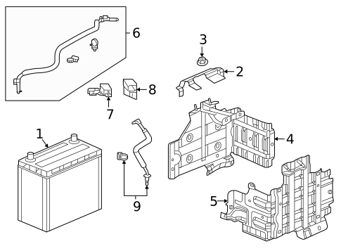 Battery for 2022 Honda Insight #2