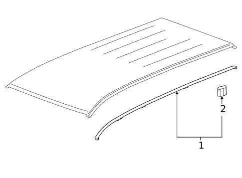 Exterior Trim - Roof for 2013 Chevrolet Equinox #0