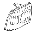 LC625107XA - : 2000-2001 Mazda MPV - Signal Lamp for Mazda: MPV Image