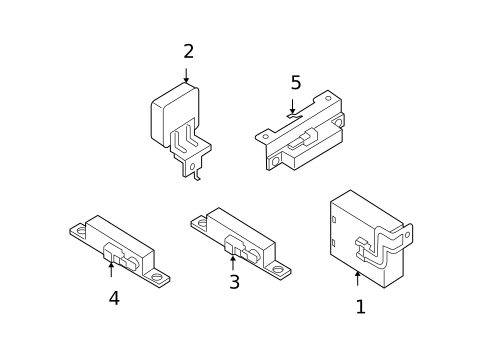 Keyless Entry Components for 2007 Nissan Maxima #0