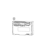 68499620AB - Electrical: Transfer Case Control Module for Mopar Image image