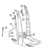 5JL401J3AL - : Seat Belt Retractor Assembly for Jeep: Liberty Image