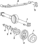 3715A397 - : Axle Shaft for Mitsubishi: Van Image