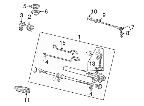Steering Gear & Linkage for 2008 Honda Odyssey | OEM Parts