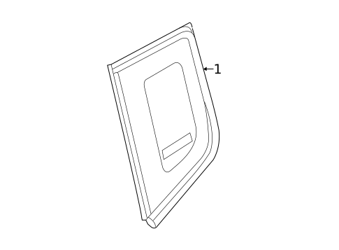 Glass & Hardware for 2017 Jeep Compass #1