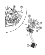4779559AF - Brakes: Brake Pedal And Pad for Chrysler: 300 | Dodge: Charger Image