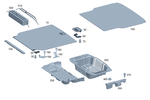2066800301 - Interior Trim/Exterior Detachable Parts: Load Compartment Floor for Mercedes-Benz Image