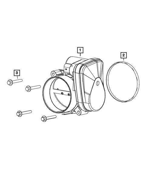 Throttle Body for 2024 Jeep Grand Cherokee L #0