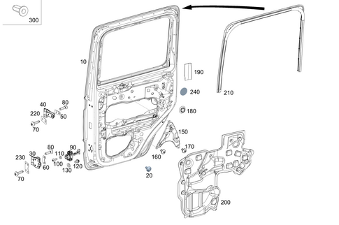 Rear Doors for 2022 Mercedes-Benz G550 #0