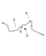 52100415AB - Fuel: Fuel Line Bracket for Mopar Image