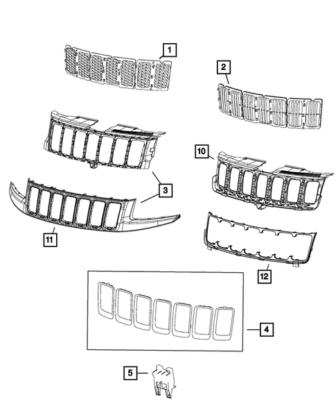 Grilles for 2016 Jeep Grand Cherokee #0