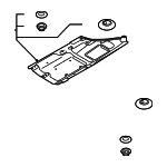 84147D4000 - Body: Rear Cover for Kia: Cadenza, Optima Image
