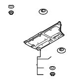 84137D4000 - Body: Rear Cover for Kia: Cadenza, Optima Image