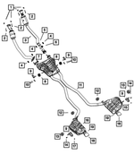 68414796AA - Exhaust: Exhaust Pipe And Converter, Right for Dodge: Durango | Jeep: Grand Cherokee Image