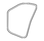 3CM867911A9B9 - Body: Weather-strip On Body for Volkswagen: Atlas Cross Sport Image