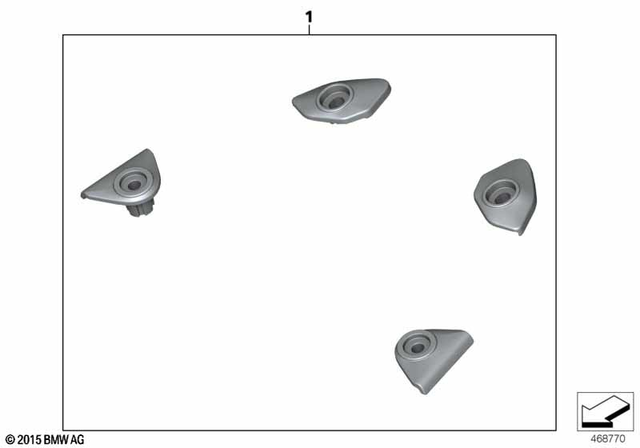77308546226 - Design: Set, Covers, Handle Sockets -  for BMW-Motorrad Image