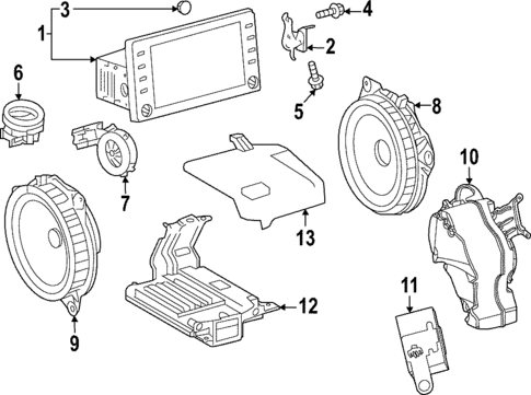 Sound System for 2025 Toyota Corolla Cross #0